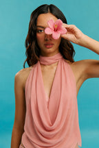 Lilia Cowl Top