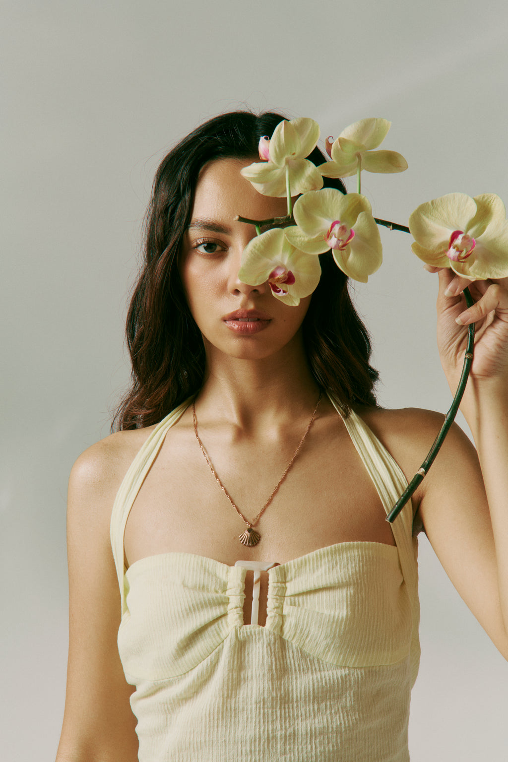 Camelia Halter Top